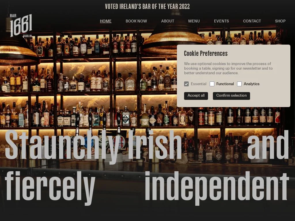 Best Whiskey Bars in Dublin: Your Expert-Verified 2026 Guide (Hidden Gems & Tasting Notes!) BAR 1661