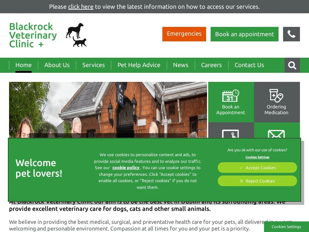 Vets Dublin (2026 Guide) Blackrock Veterinary Clinic