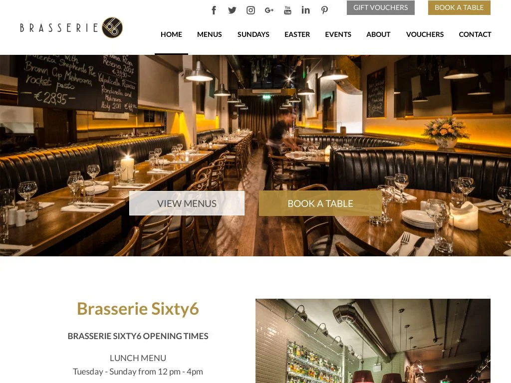 Best Family Restaurants in Dublin for 2026: A Curated Collection (Must-Visit!) Brasserie Sixty6 Restaurant