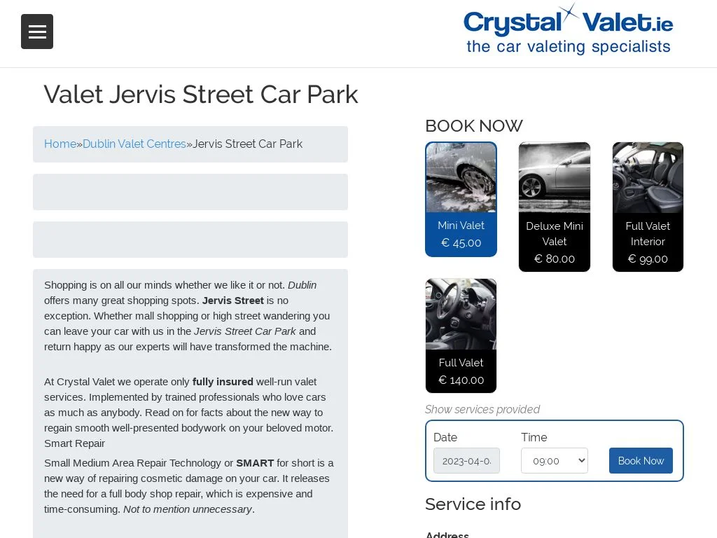 Best Car Valet Services Dublin 2026: Award-Winning Detailing Revealed (Expert-Verified Pricing Guide) Crystal Valet Jervis Street - Car Valet Dublin 1