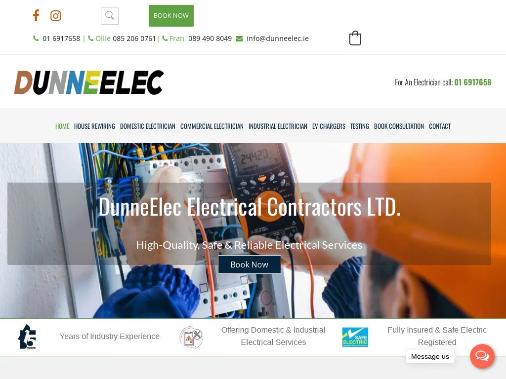 Best Electricians in Dublin for 2026: Top-Rated Local Pros (Insider Favourites) DunneElec Electrical Contractors Ltd.