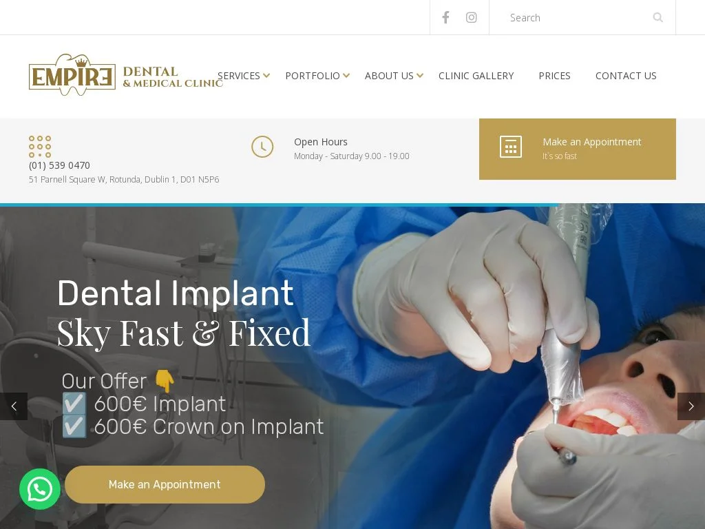 Dublins Emergency Dentists: Real Costs + After-Hours Access 2026 Empire Dental & Medical Clinic in Dublin | Dr. Ammar Mohamed