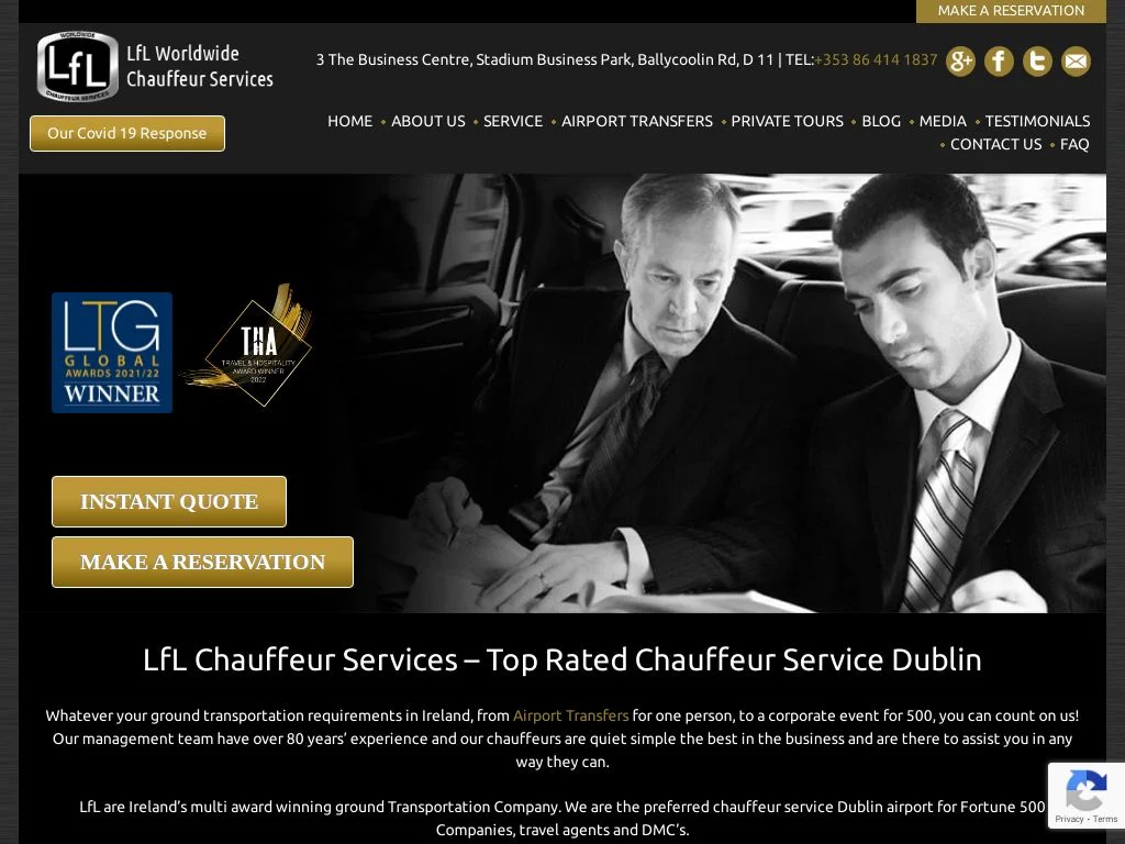 Dublins 5 Insider-Approved Limo Services That Locals Actually Use 2026 LFL Worldwide Chauffeur Services