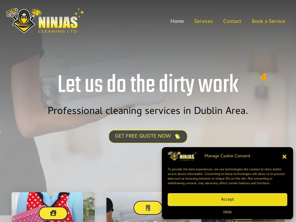 Best Power Washing Services Dublin 2026: Expert-Tested Companies (Price Comparison + Local Tips) Ninjas Cleaning Services Dublin. House, Office, Commercial, Carpet