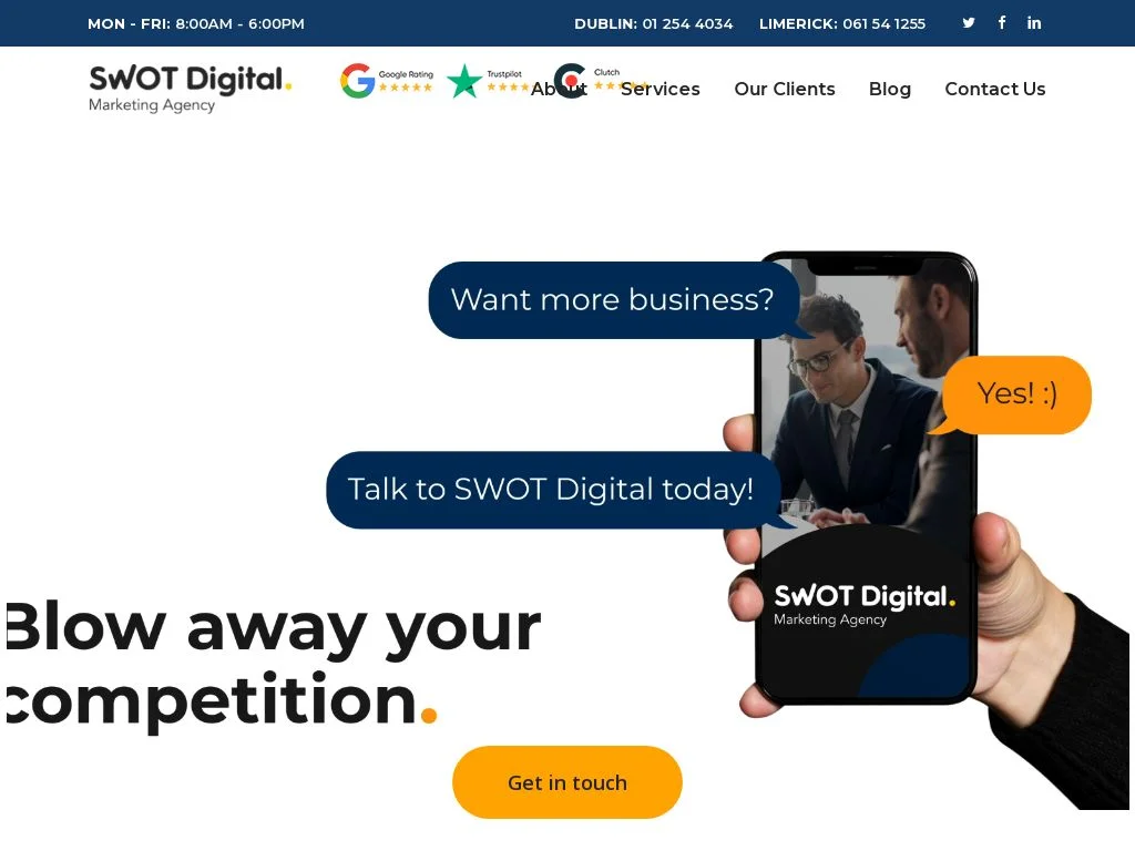 Transform Your Online Game: BEST Digital Marketing Agencies in Dublin (Editors Choice 2026!) SWOT Digital