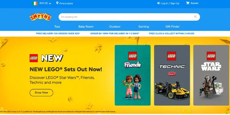 Smyths Toys Superstores: Don't Miss Out on the Best Toys and Games in Dublin Smyths Toys Superstores Screenshot Online Store