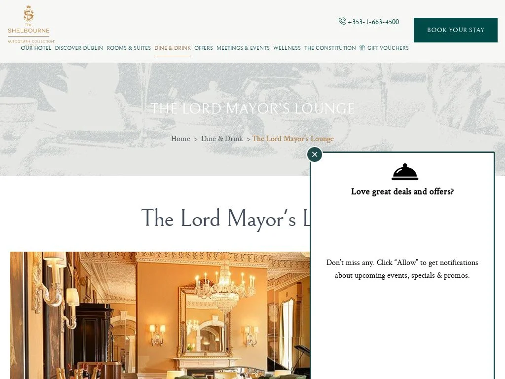 Afternoon Tea Dublin (2026 Guide) The Lord Mayor