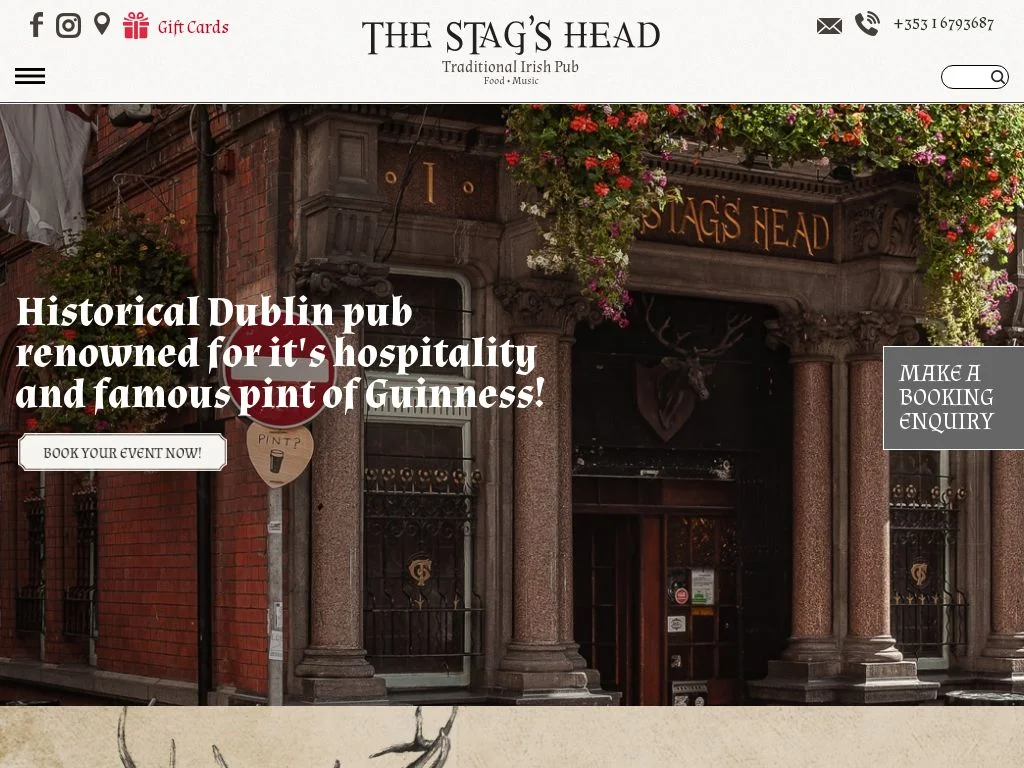 Handpicked Irish Pubs in Ireland: 2026 Locals Guide (With Live Music Schedule) The Stags Head