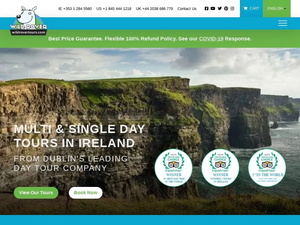 Best Dublin Tour Companies in 2026: 7 Local-Approved Options (Expert Price Guide + Booking Tricks) Wild Rover Tours