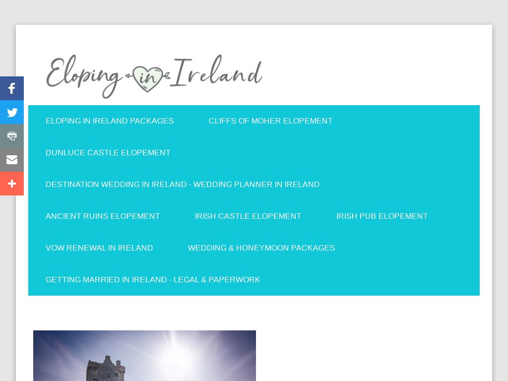 Eloping in Ireland